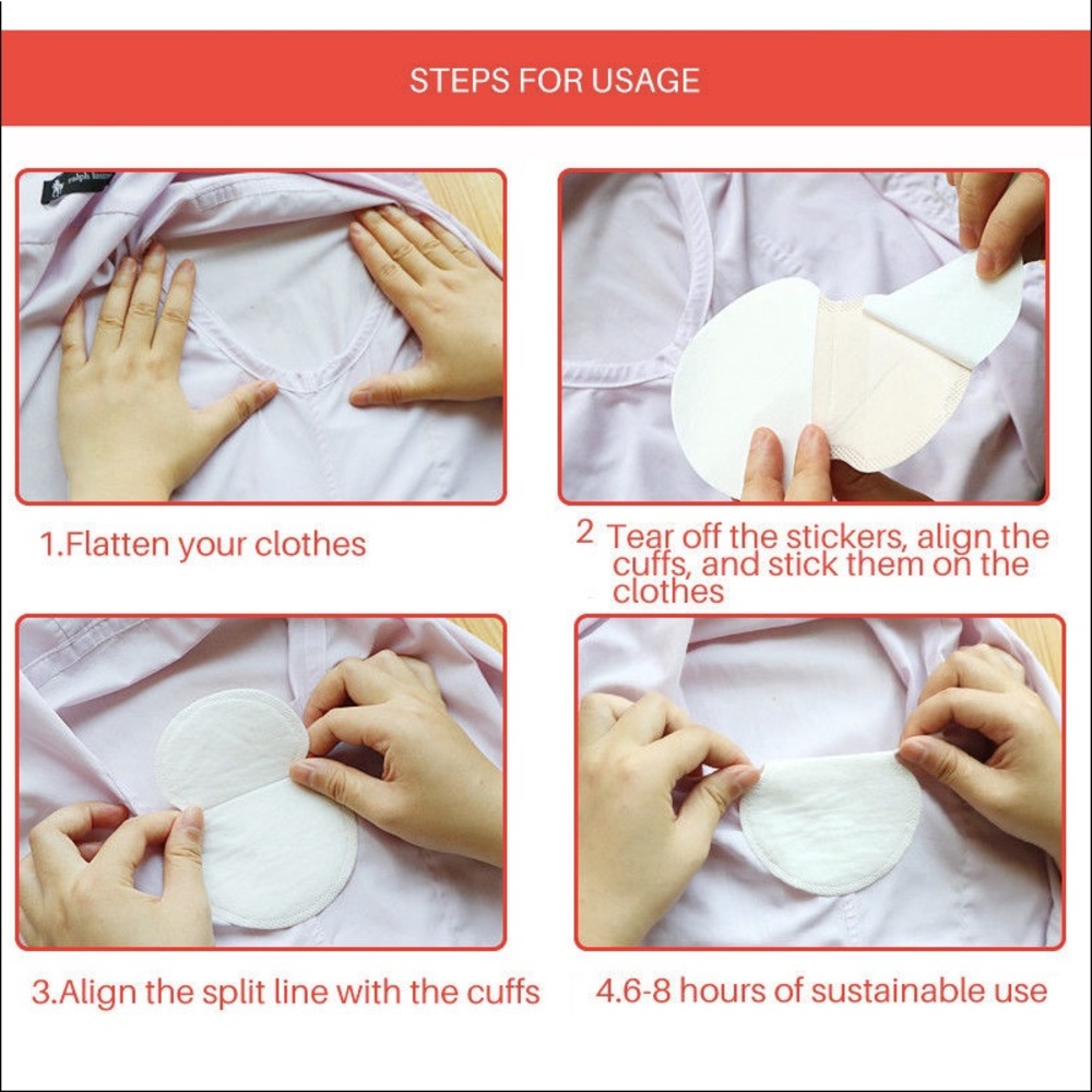 10pcs Sweat Protection Sweating Solution Absorb - Picture 6 of 8